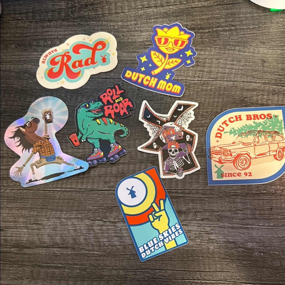 Dutch bros sticker pack